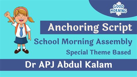 Image result for Anchoring Script for Morning Assembly