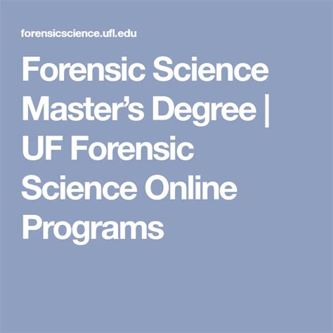 Forensic Science Masters Programs 的图像结果