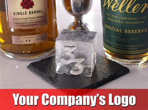 Custom Logo Whiskey Ice Mold Whiskey Ice Cubes With Your - Etsy