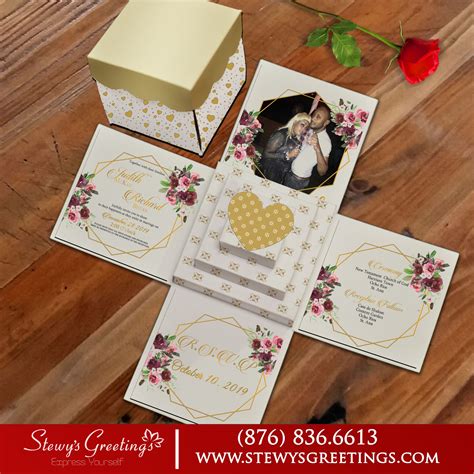 Image result for Exploding Invitation Box