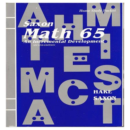 Image result for Saxon Math Lesson 65