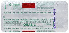 Oral L Tablet 21: Uses, Side Effects, Price & Substitutes