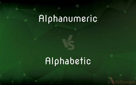 Image result for What Is Alphanumeric Value