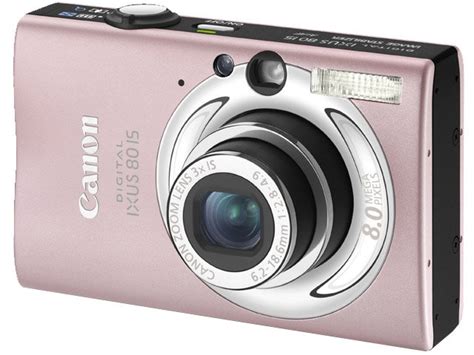 Specificaties van Canon Ixus 80 IS Roze - Tweakers