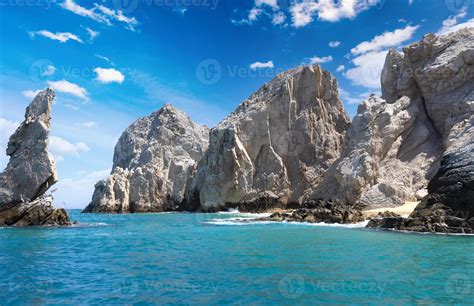 Mexico, Los Cabos, boat tours to tourist destination Arch of Cabo San ...