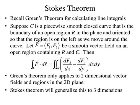 Image result for Stokes Theorem Examples