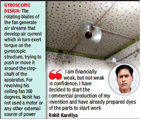 School dropout designs 360° revolving ceiling fan in Surat | Surat News ...