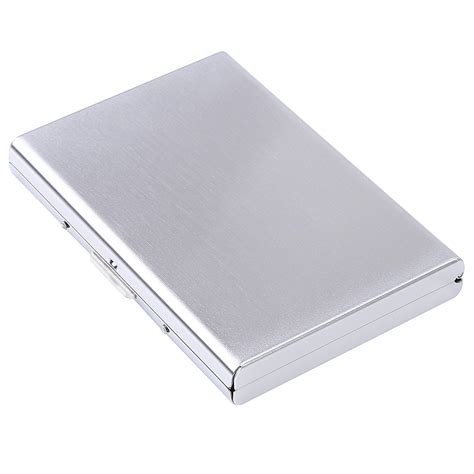 Dahsha Slim RFID Credit Card Protector Wallet, Stainless Steel Aluminum ...