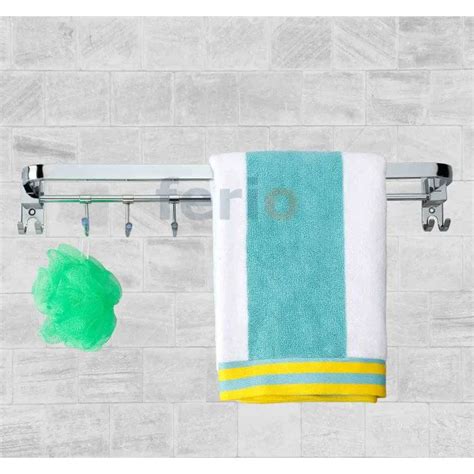 24 Inch Stainless Steel Chrome Finish Towel Hanger