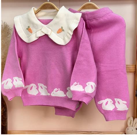 Winter Warm Woollen Full Sleeve Co-ord Sets For Baby | Rabbit | Pack o ...