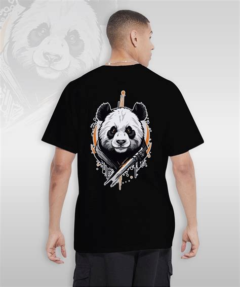 Men's Oversized Back Printed T-Shirt - Black, J&JP, Buy Now