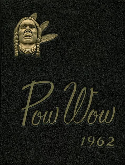 1962 yearbook from Mississinewa High School from Gas city, Indiana