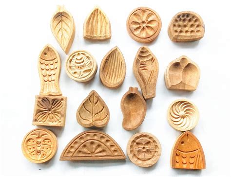 Sandesh Moulds Kolkata's Famous Sandesh Moulds, Random 5 Moulds from ...