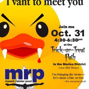 Mt Rainier Pool Booth at the Trick or Treat Path, 22519 Marine View Dr ...