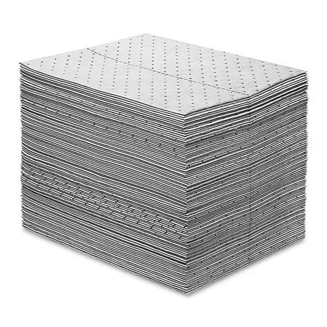 Universal Sorbent Pads - 15 x 19", Light S-17293 - ULINE