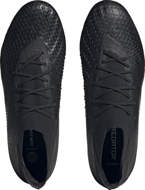 Adidas PREDATOR ACCURACY.1 FG "Triple Black Pack" Fußballschuh ...
