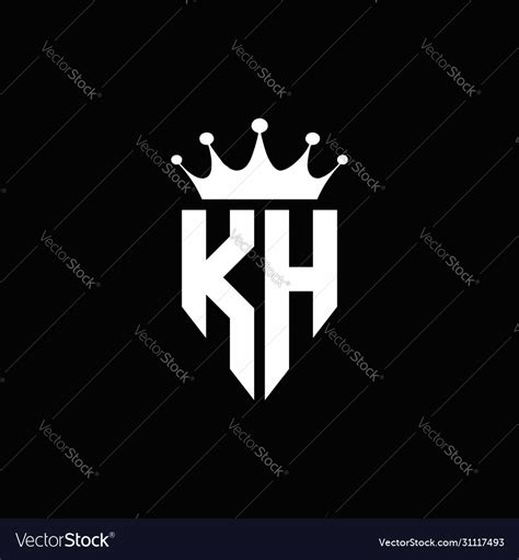 KH Logo Letter Initial Logo Designs Template 2767802 Vector Art at Vecteezy