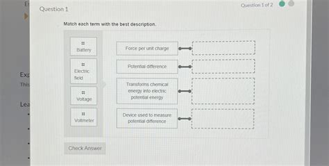 Solved Question 1Question 1 ﻿of 2Match each term with the | Chegg.com