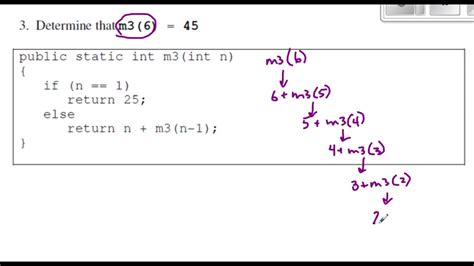 Image result for Tracing Recursion Worksheet