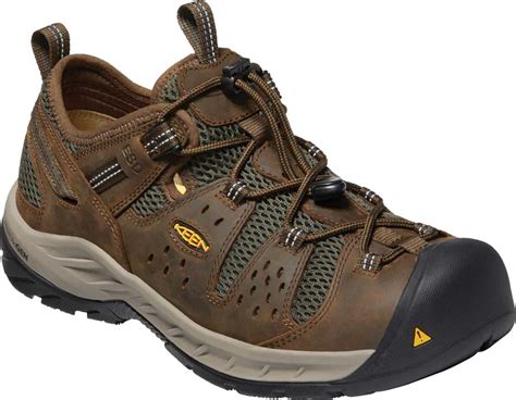 Buy Mens KEEN Utility Atlanta Cool II ESD Soft Toe Work Shoe Cascade ...
