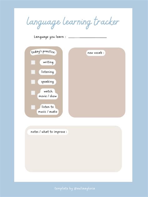 Image result for Language Learning Tracker