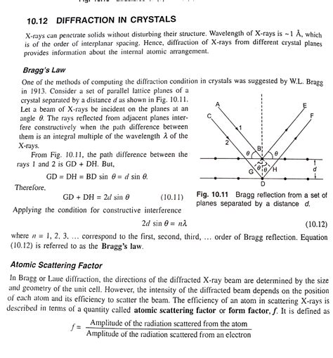 Diffraction in crystals-Bragg's Law,Bragg's XRay Spectrometer ...