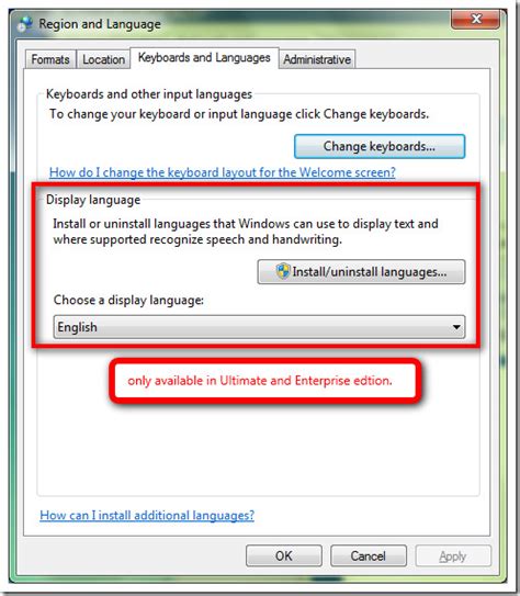 Image result for Change Language Windows 1.0