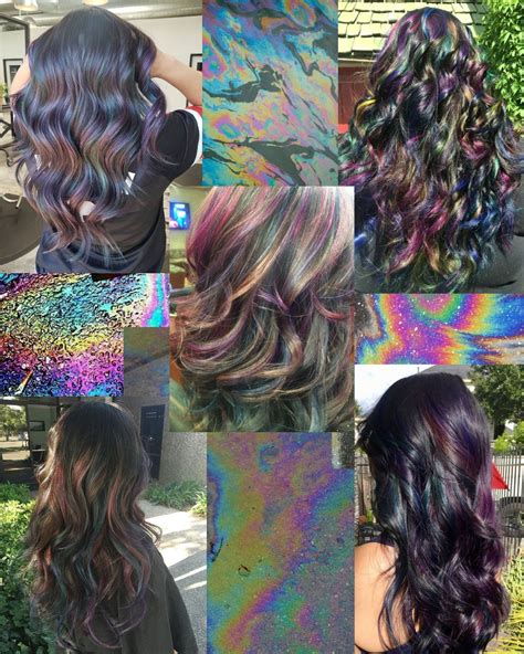 Oil Slick hair inspo in 2025 | Hair dye tips, Hair dye colors, Oil ...