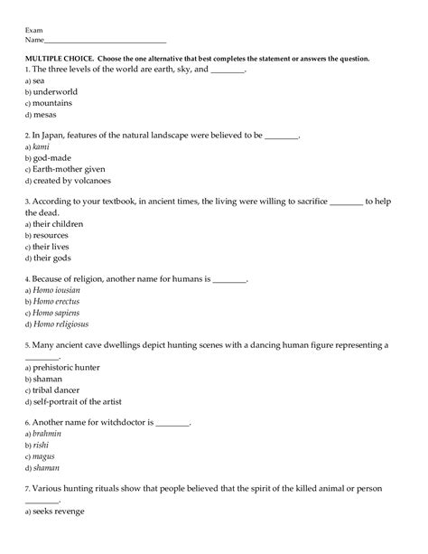 Test Bank For World Religions Western Traditions 5th Edition By Huss ...