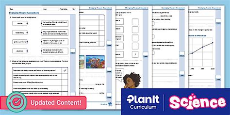 Science: Changing Oceans Year 5 Test