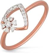 Malabar Gold & Diamonds 18kt (750) Gold & Real Diamond Ring for Women ...