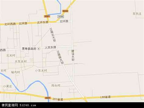 灵寿镇地图 - 灵寿镇卫星地图 - 灵寿镇高清航拍地图