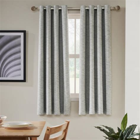Buy DECO WINDOW Mineral Grey Set of 2 Blackout Window Curtains from ...