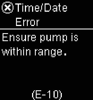Accu-Check Error Message E9 的图像结果