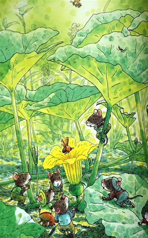 绘本故事《14只老鼠种南瓜》