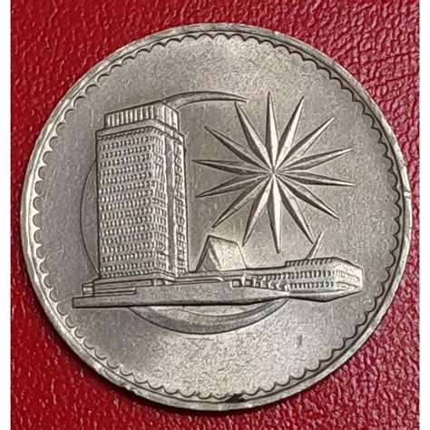 1971 old coin Malaysia Parliament $1 > coin 1pcs ( 马来西亚国会 1 元 > 1971 ...