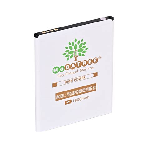 Mobatree Original Mobile Battery for Lava Z50 - LBP12000029, 1800mAh ...