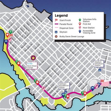 Vancouver Pride Parade Route and Festival Location » Vancouver Blog Miss604
