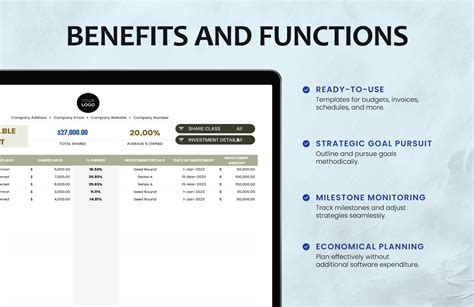 Startup Cap Table Example 的图像结果