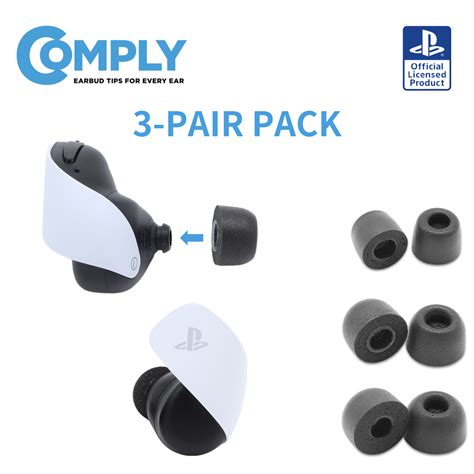 Comply Foam Ear Tips for PlayStation PULSE Explore - Official Licensed