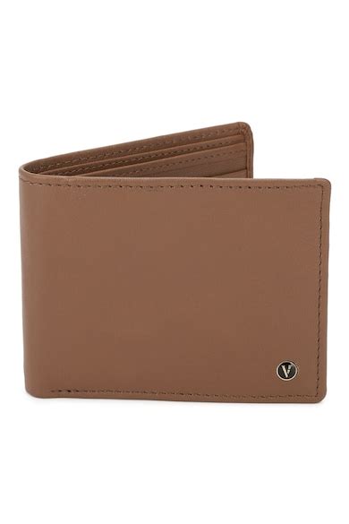 Buy Men Brown Leather Wallet Online - 907330 | Van Heusen