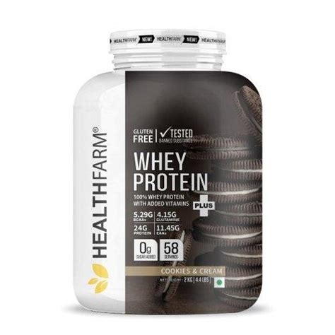 HEALTHFARM Whey Protein 2 kg Kesar Kaju Pista – The Muscle Kart