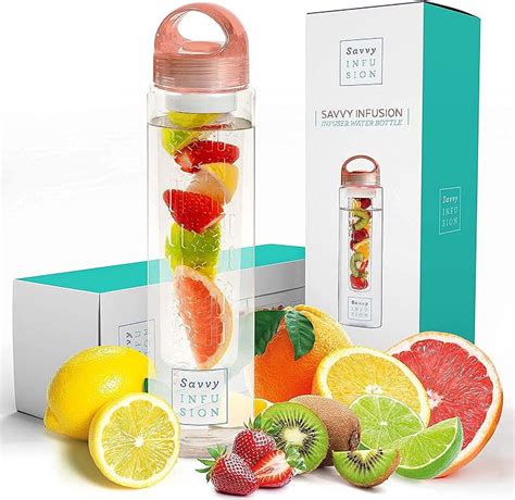 Infusion Fruit Infuser Water Bottle - BPA Free Insulated Water Bottle ...