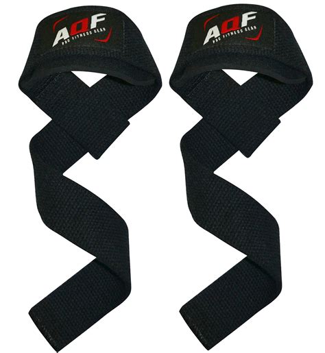 AQF Weight Lifting Straps Neoprene Padded Wrist Support, CrossFit Training Hand Bar Straps ...