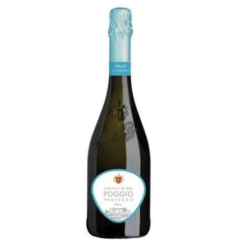 Castello Del Poggio Prosecco Demi-Sec Sparklin Wine 750ml - Glendale ...