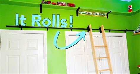 Image result for Rolling Library Ladder How to Build