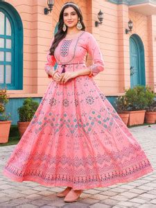 FK FASHION Anarkali Gown Price in India - Buy FK FASHION Anarkali Gown ...
