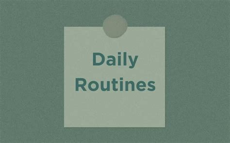 Image result for Daily Routine Examples