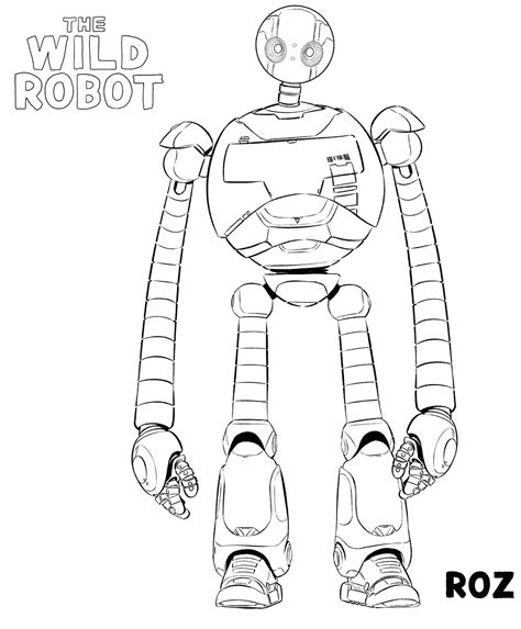 Wild Robot Coloring Pages