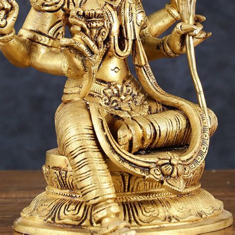 Buy Brass Superfine Lalitadevi Rajarajeshwari tripura sundari idol 10.5 ...